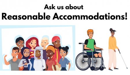 Ask us about reasonable accomdations! (1)